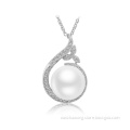 OUXI High End Jewelry Pearl Mounting Pendant Necklace